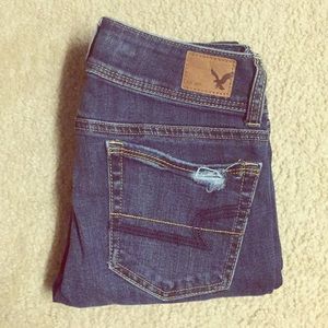 AEO Ripped Skinny Jeans